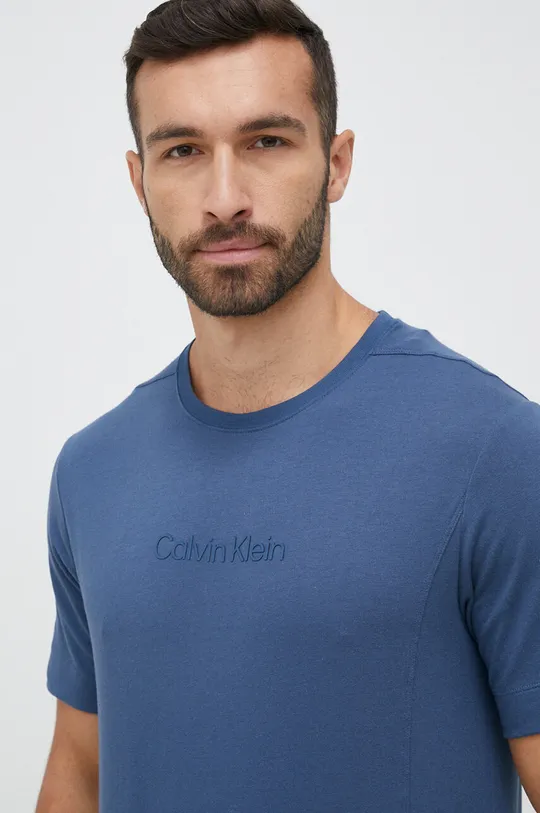 niebieski Calvin Klein Performance t-shirt