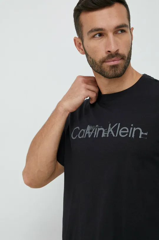czarny Calvin Klein Performance t-shirt sportowy Essentials