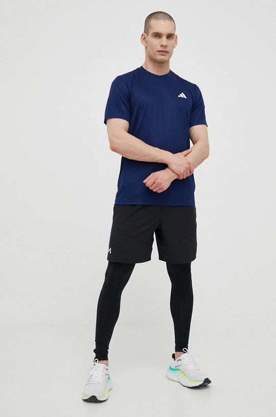 adidas Performance t-shirt treningowy Train Essentials granatowy