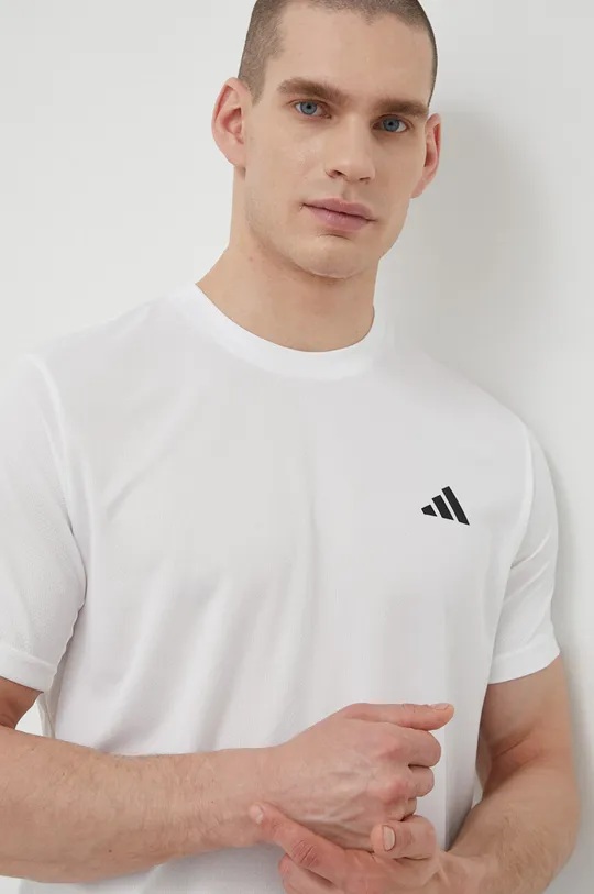 bela Kratka majica za vadbo adidas Performance Train Essentials Moški