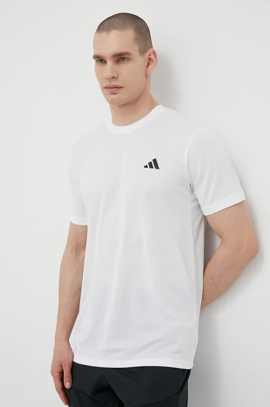 bela Kratka majica za vadbo adidas Performance Train Essentials