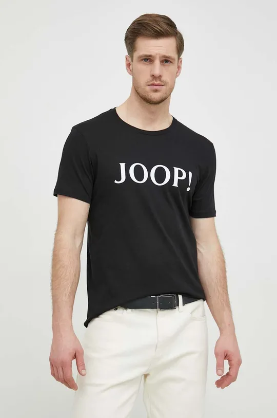 czarny Joop! t-shirt bawełniany