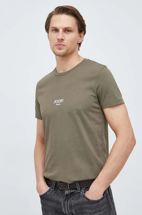 zielony Joop! t-shirt bawełniany Męski