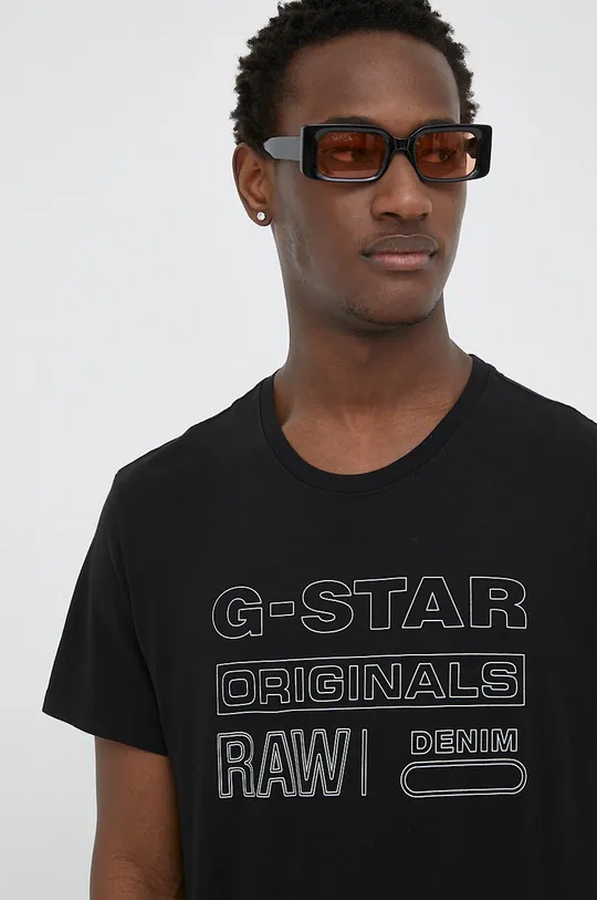 чорний Бавовняна футболка G-Star Raw