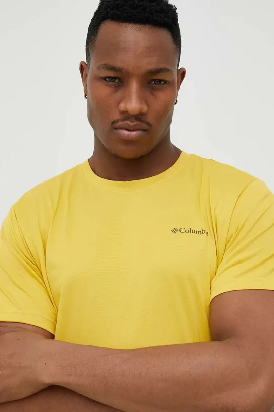 rumena Športna kratka majica Columbia Columbia Hike Moški