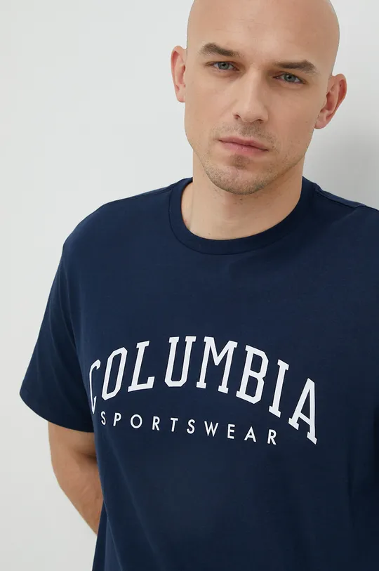 granatowy Columbia t-shirt bawełniany Rockaway River