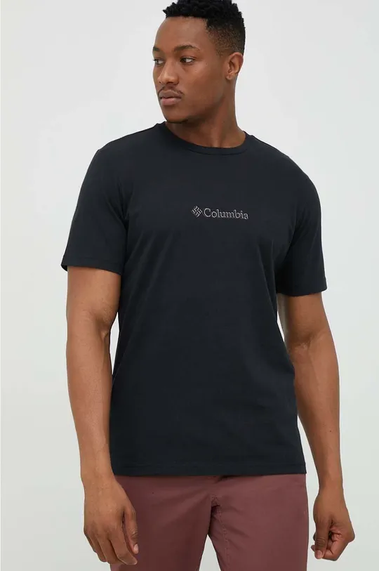 czarny Columbia t-shirt