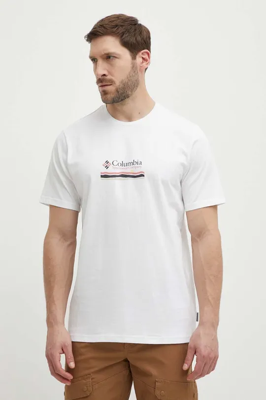 bianco Columbia t-shirt in cotone  Explorers Canyon Uomo