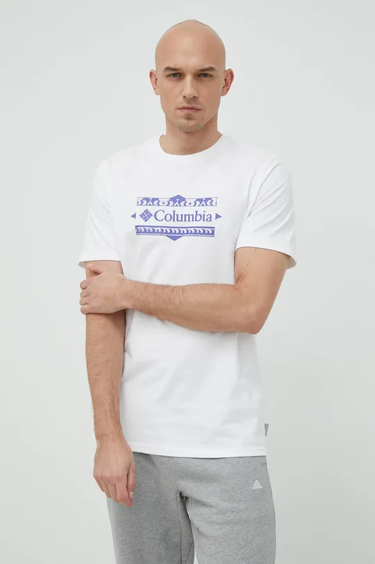 Βαμβακερό μπλουζάκι Columbia Κύριο υλικό: 100% Βαμβάκι Πλέξη Λαστιχο: 97% Βαμβάκι, 3% Σπαντέξ