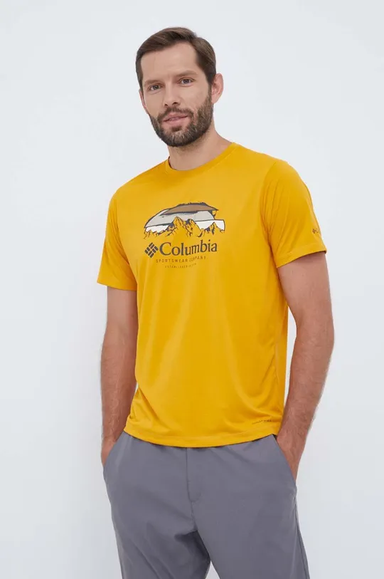 pomarańczowy Columbia t-shirt sportowy Columbia Hike