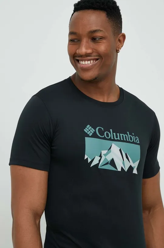 μαύρο Αθλητικό μπλουζάκι Columbia Zero Rules
