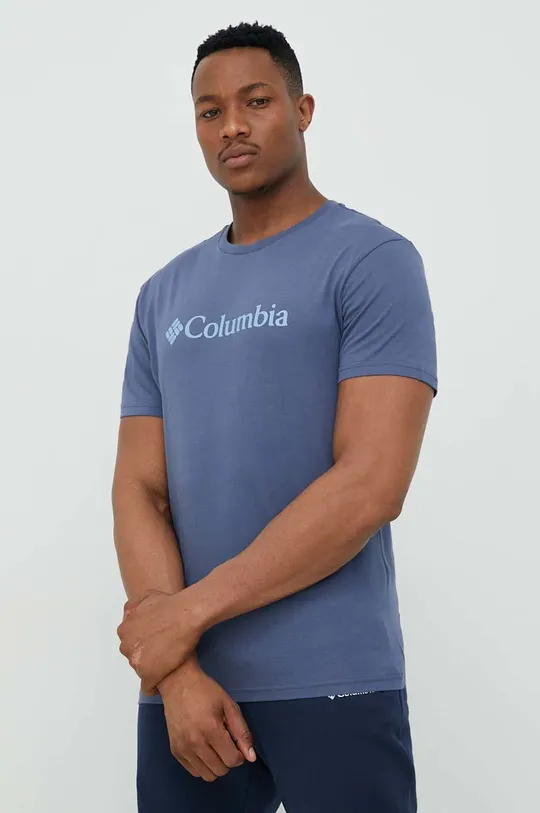 blue Columbia t-shirt