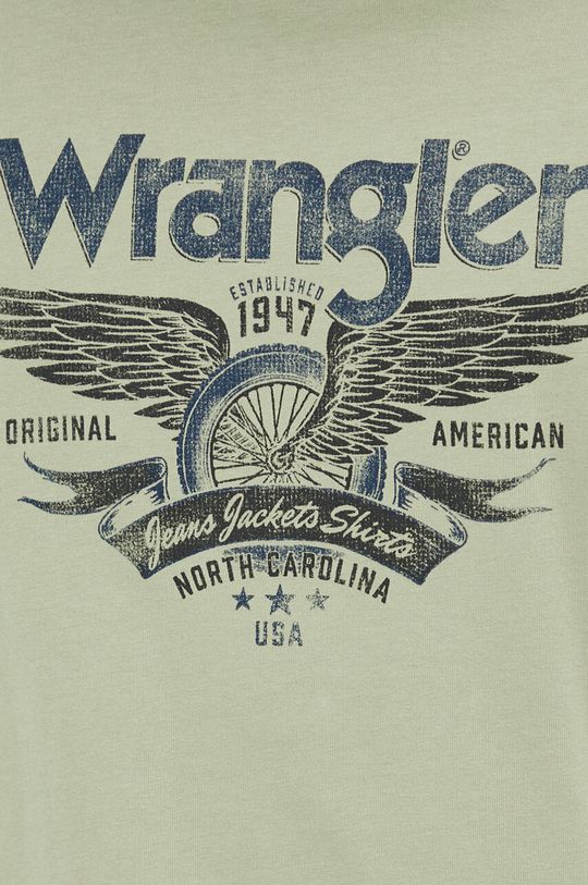 Bavlněné tričko Wrangler Pánský