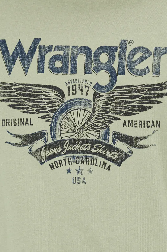Хлопковая футболка Wrangler Мужской