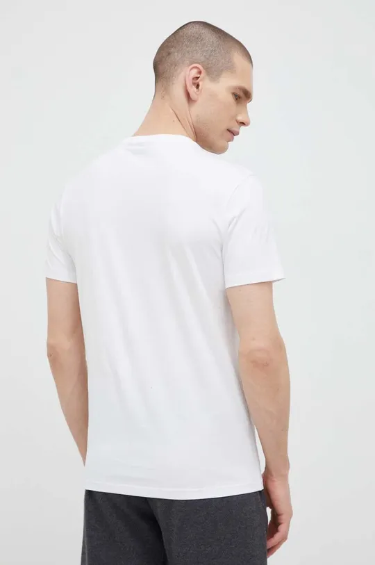 Bombažna kratka majica Napapijri bela