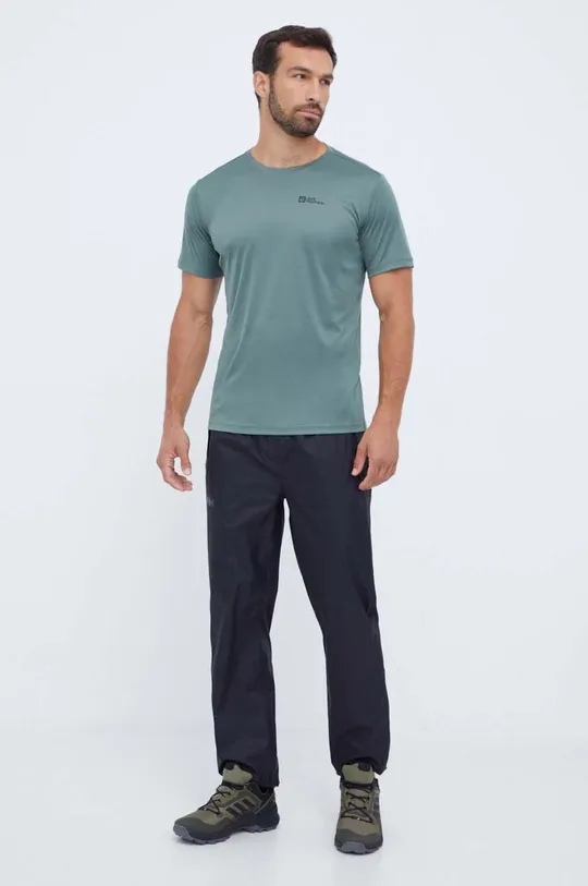 Jack Wolfskin t-shirt sportowy Tech zielony