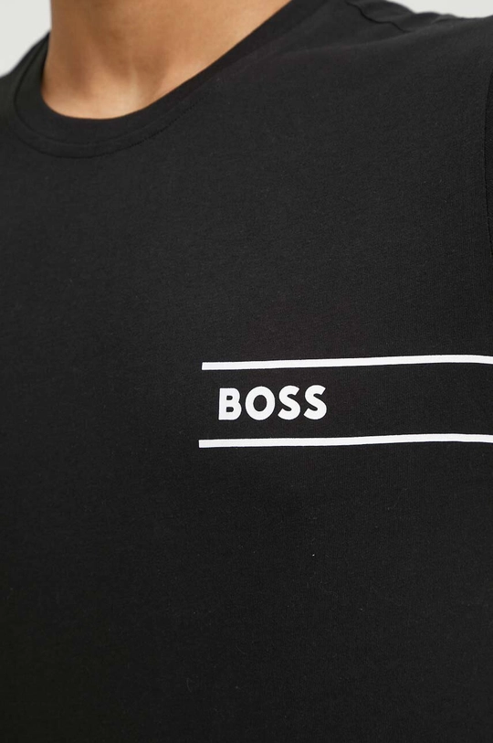 BOSS t-shirt bawełniany Męski