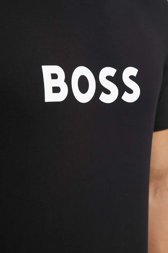 чёрный Пляжная футболка BOSS