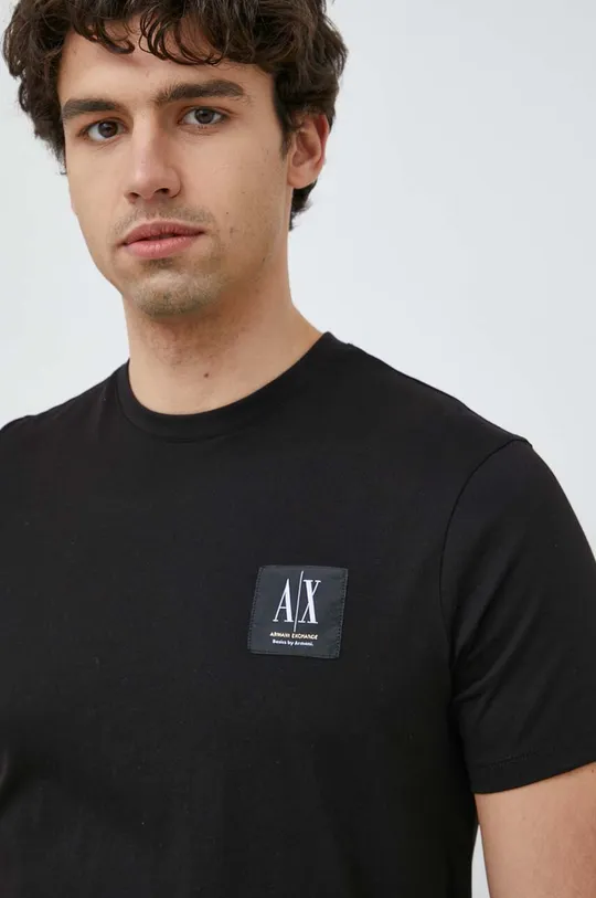 crna Pamučna majica Armani Exchange