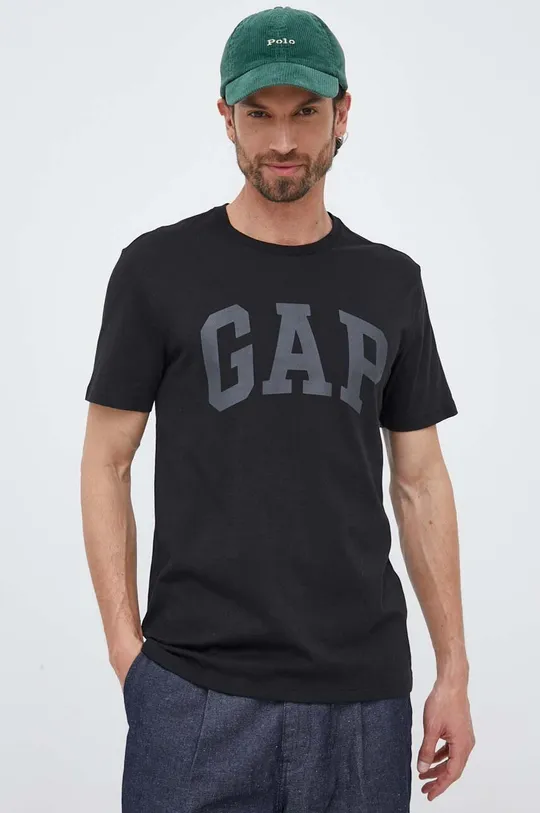 πολύχρωμο Βαμβακερό μπλουζάκι GAP 2-pack