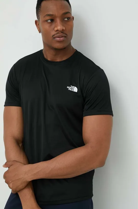 czarny The North Face t-shirt sportowy Reaxion