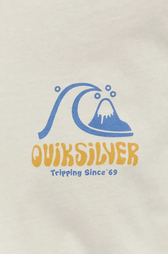 Βαμβακερό μπλουζάκι Quiksilver