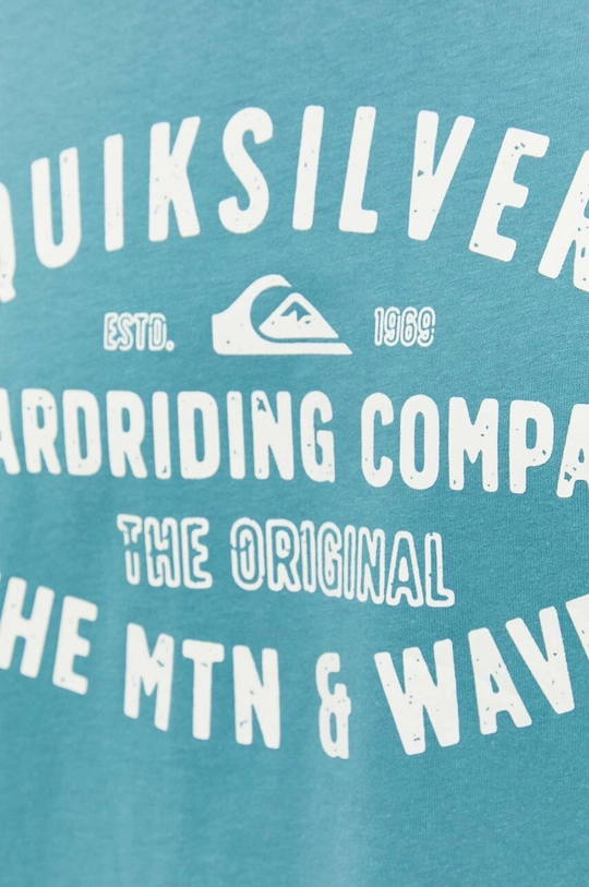 Βαμβακερό μπλουζάκι Quiksilver Ανδρικά