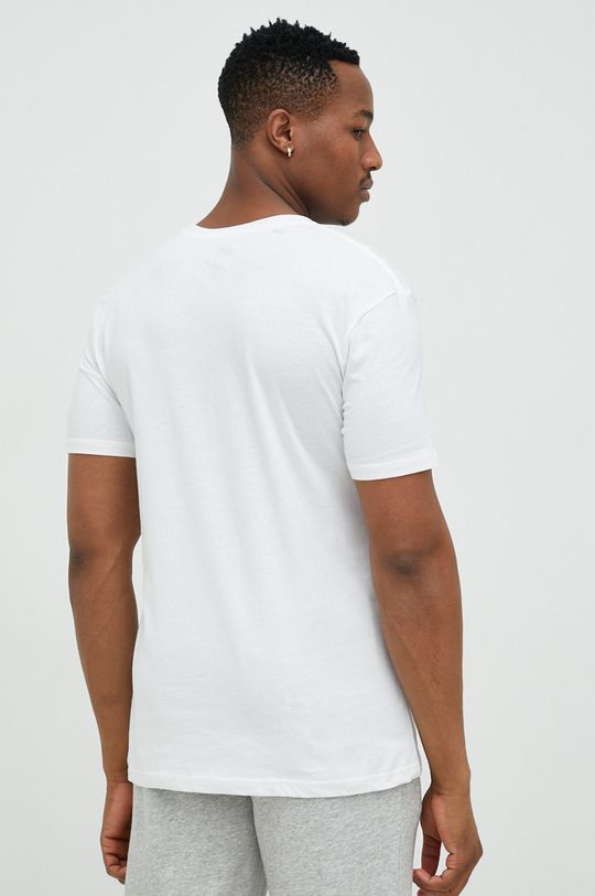 Bavlněné tričko Quiksilver bílá