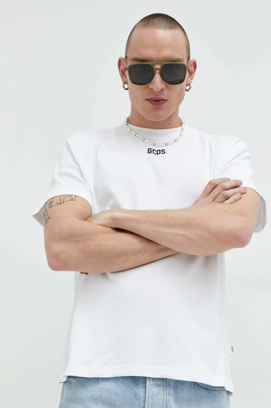 bianco GCDS t-shirt in cotone