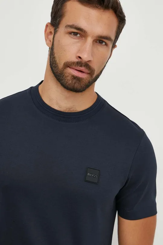 blu navy BOSS t-shirt in cotone Uomo