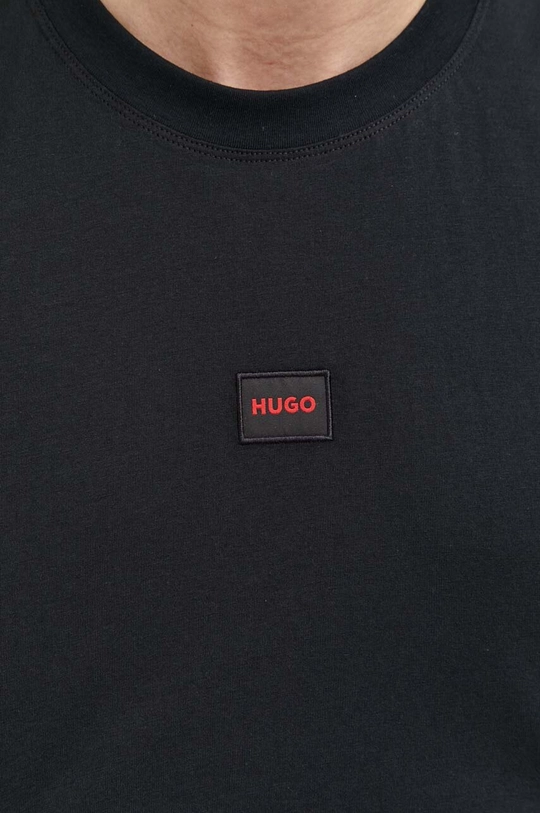 HUGO t-shirt bawełniany Męski