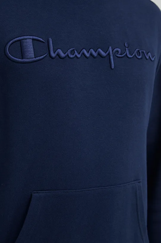 σκούρο μπλε Βαμβακερό μπλουζάκι Champion