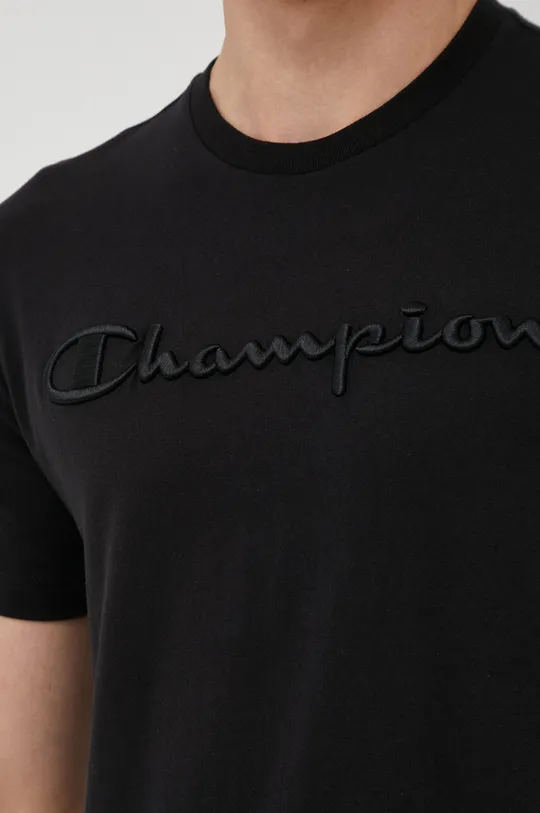 Βαμβακερό μπλουζάκι Champion Ανδρικά