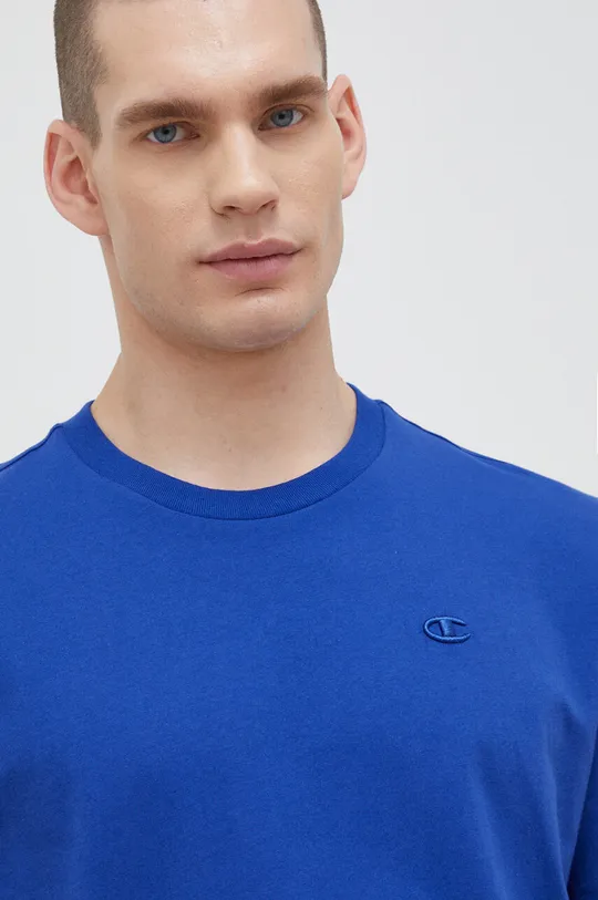 blu Champion t-shirt in cotone