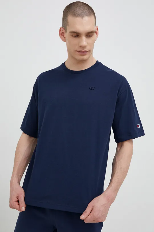 темно-синій Бавовняна футболка Champion Чоловічий
