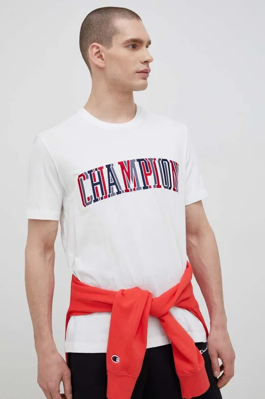 Champion t-shirt bawełniany 100 % Bawełna