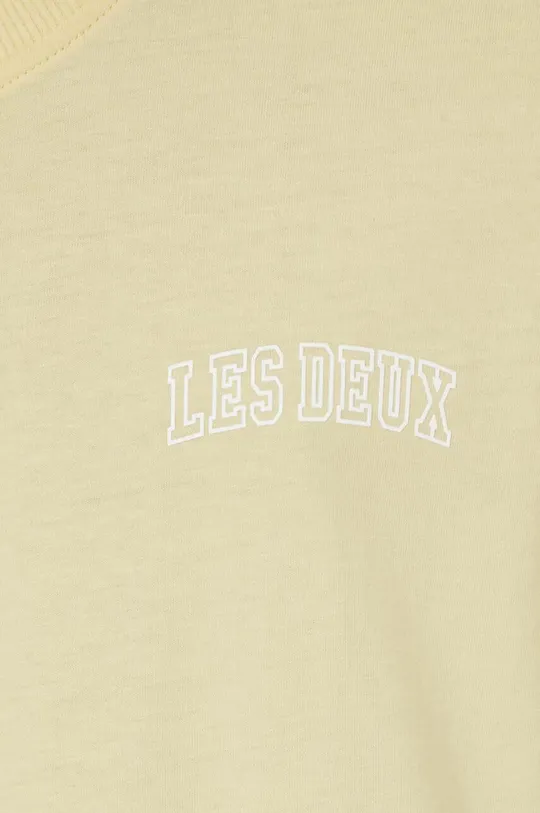żółty Les Deux t-shirt bawełniany