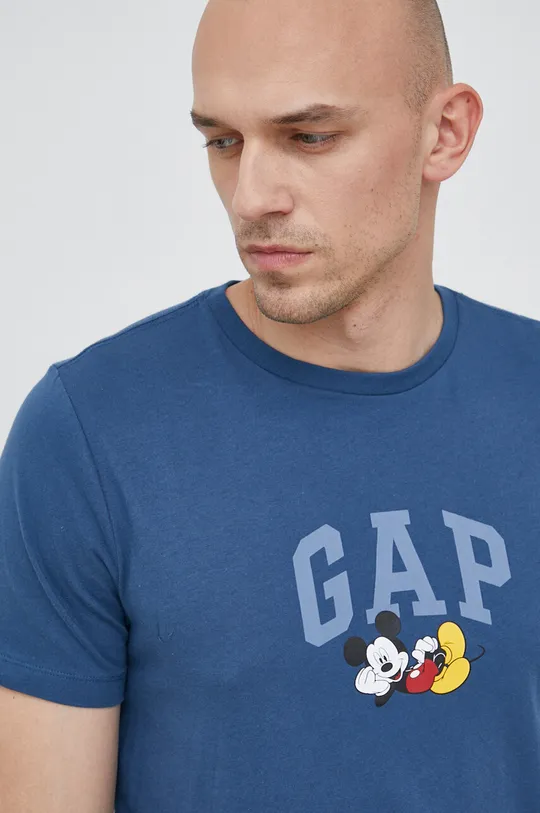 granatowy GAP t-shirt bawełniany x Disney