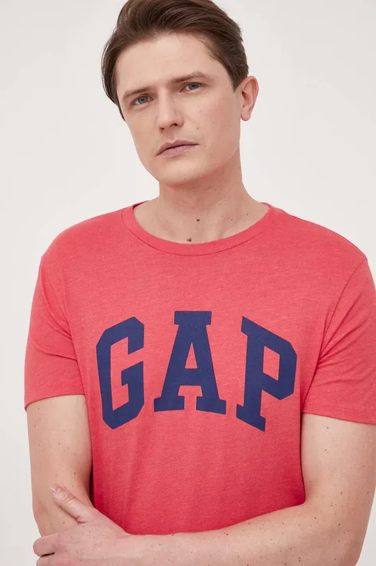 czerwony GAP t-shirt