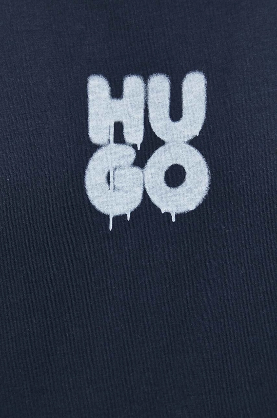 HUGO t-shirt bawełniany Męski