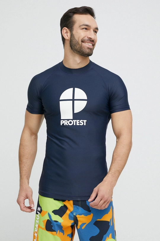 blu navy Protest t-shirt Prtcater Uomo