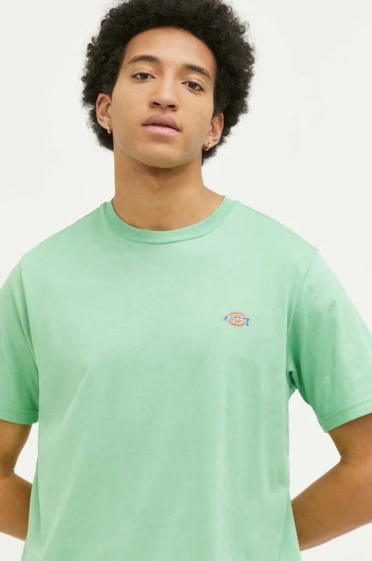 zielony Dickies t-shirt bawełniany Męski