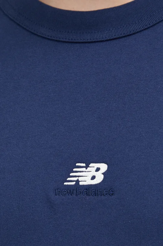 Βαμβακερό μπλουζάκι New Balance Ανδρικά