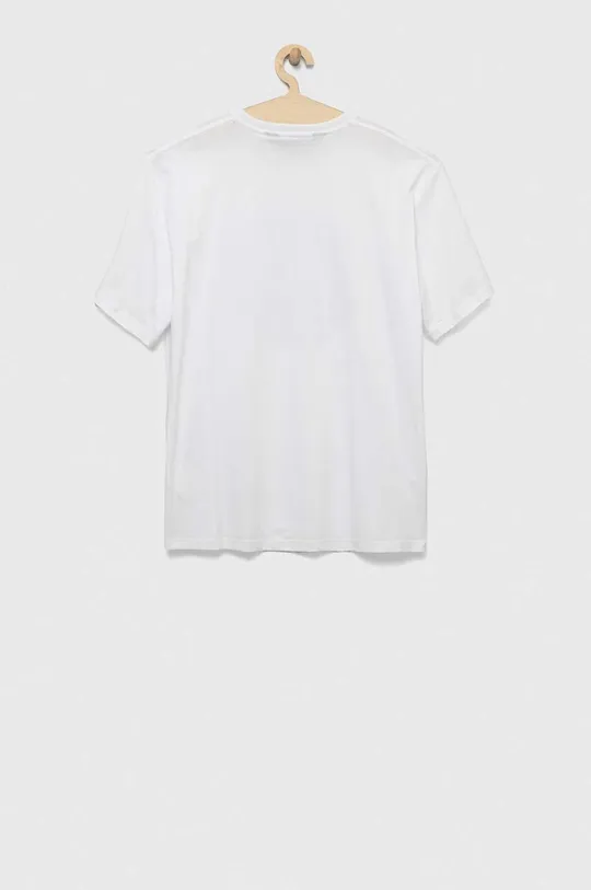 Βαμβακερό μπλουζάκι Just Cavalli λευκό