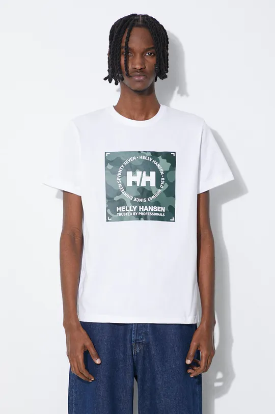 white Helly Hansen cotton t-shirt Men’s