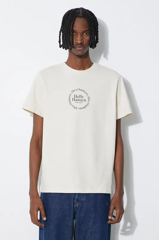 beige Helly Hansen cotton t-shirt Men’s
