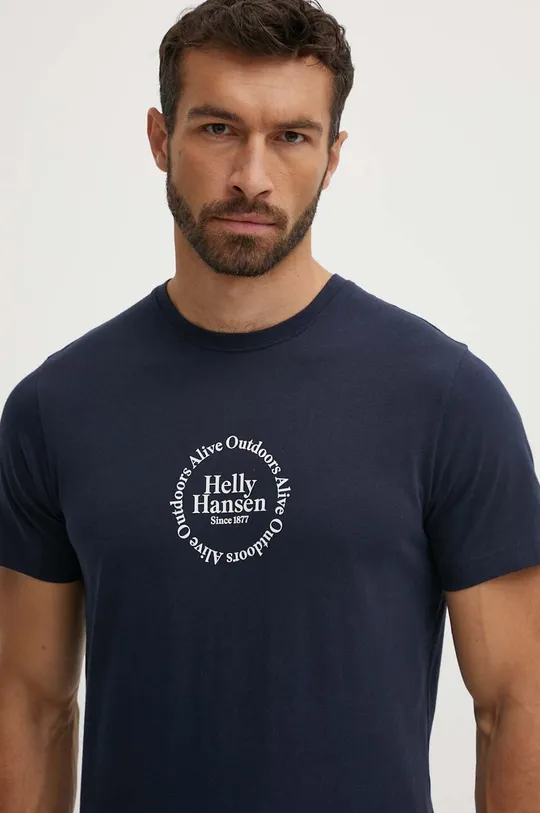 blu navy Helly Hansen t-shirt in cotone