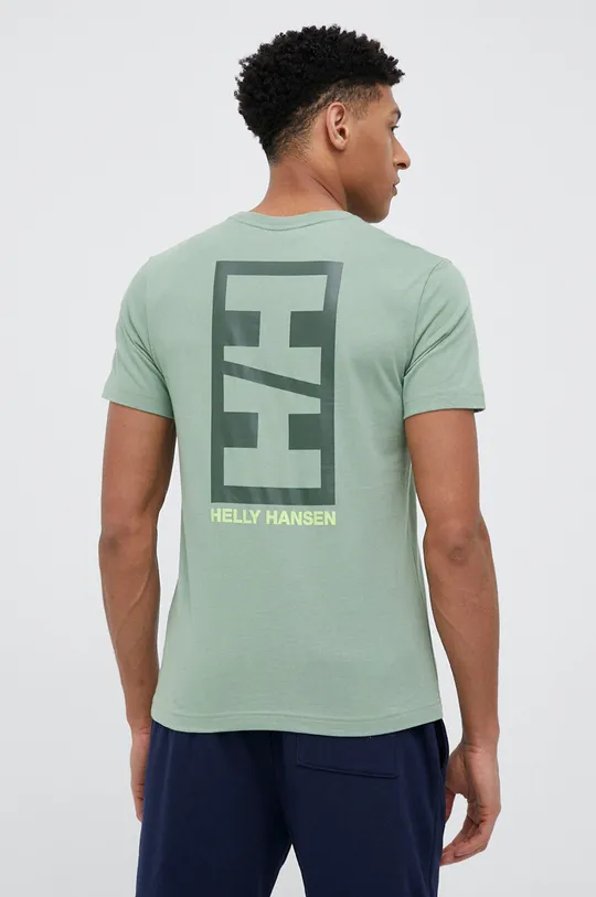 green Helly Hansen cotton t-shirt Men’s