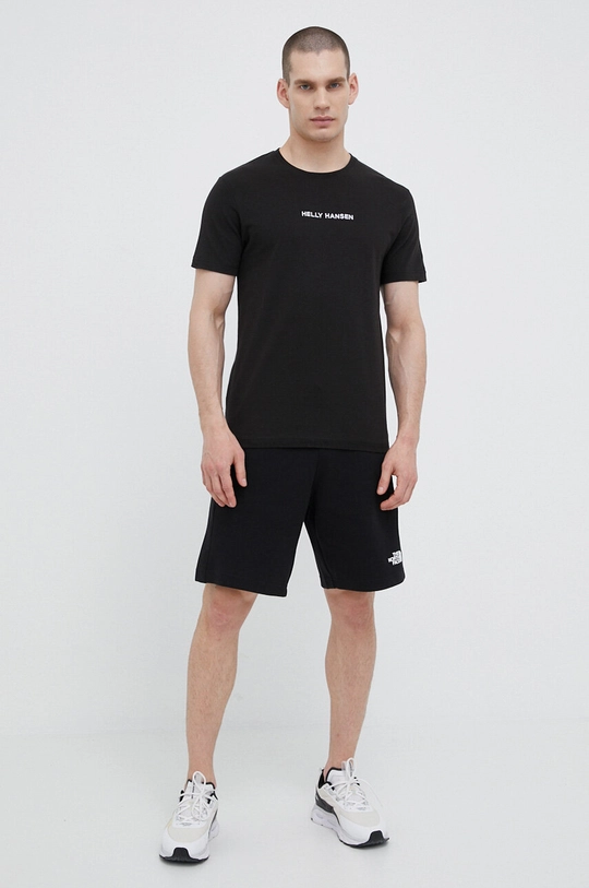 Helly Hansen cotton t-shirt black