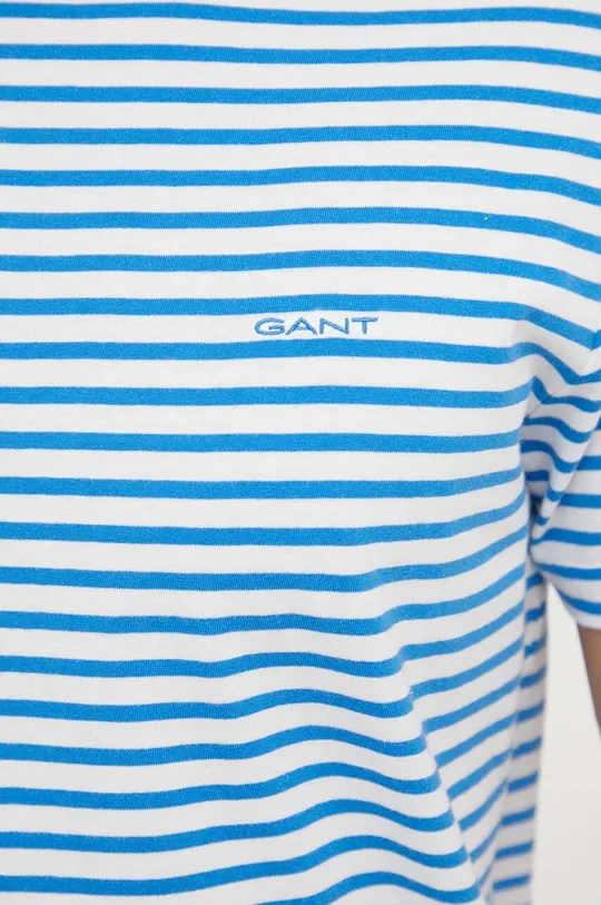Βαμβακερό μπλουζάκι Gant Ανδρικά